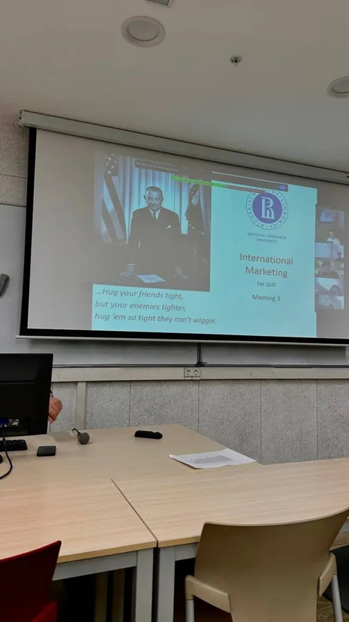 Лекция International Marketing в Высшей школе экономики